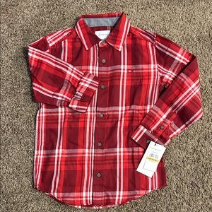CK Red Plaid Shirt